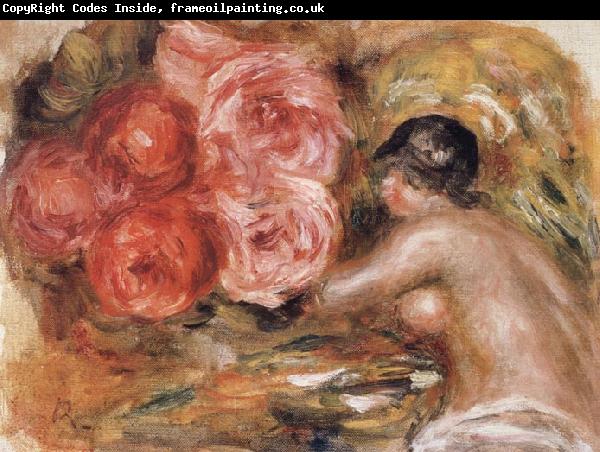Pierre Renoir Roses and Study of Gabrielle